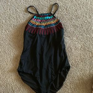 Boho one piece swimsuit